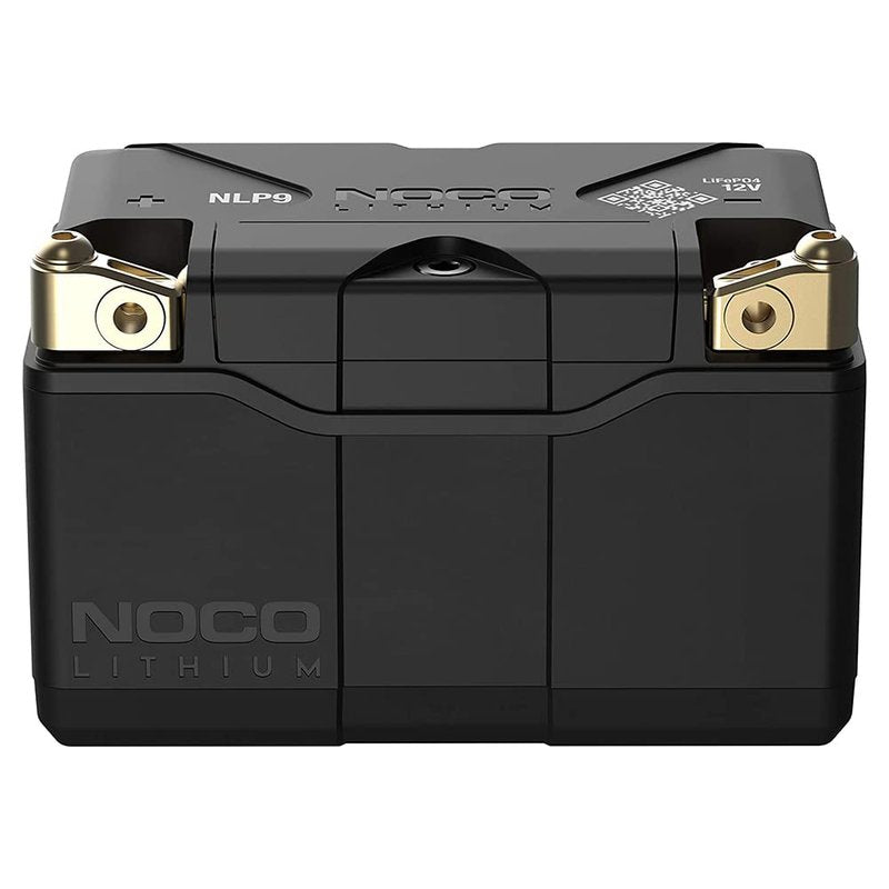 NOCO Lithium NLP9: Ultra-Light 12V Lithium Powersport Battery – Group 9 – 3Ah – 400A Start Power – Intelligent BMS – UL Certified