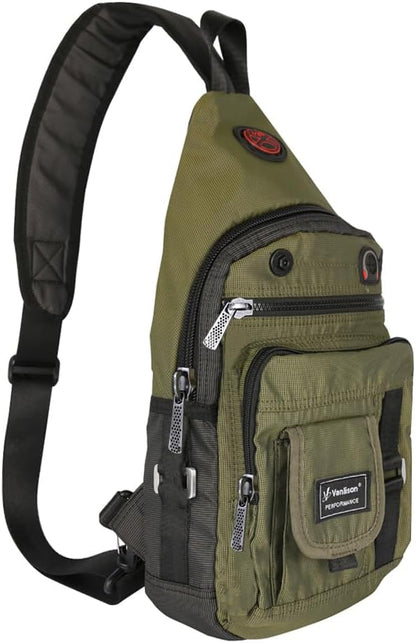 Vanlison Crossbody Sling Bag Small Backpack for Men Women Teens Bag