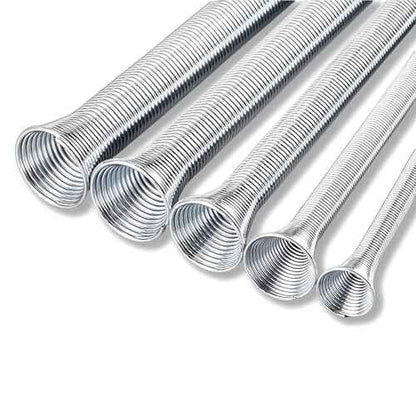 5 Pcs Spring Tube Benders Set, Tube Bender Kit 1/4'', 3/8'', 1/2'', 5/8'', 5/16'' for Copper Aluminum Thin Wall Steel Tubing, 8.27" / 210mm Length