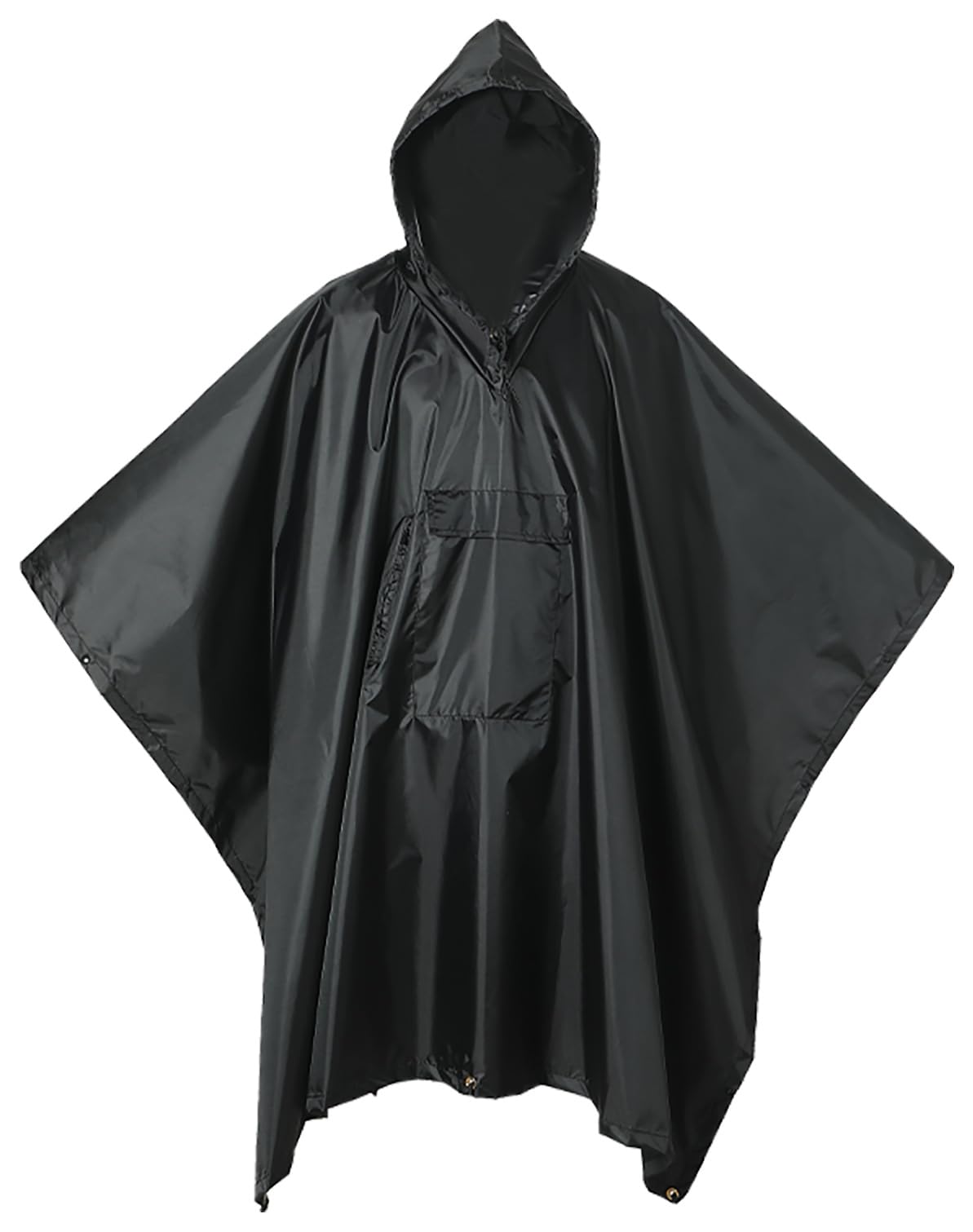 Lenotos Military Poncho, Waterproof Camouflage Army Poncho, Multi Use Rip Stop Military Rain Poncho (A-2001)