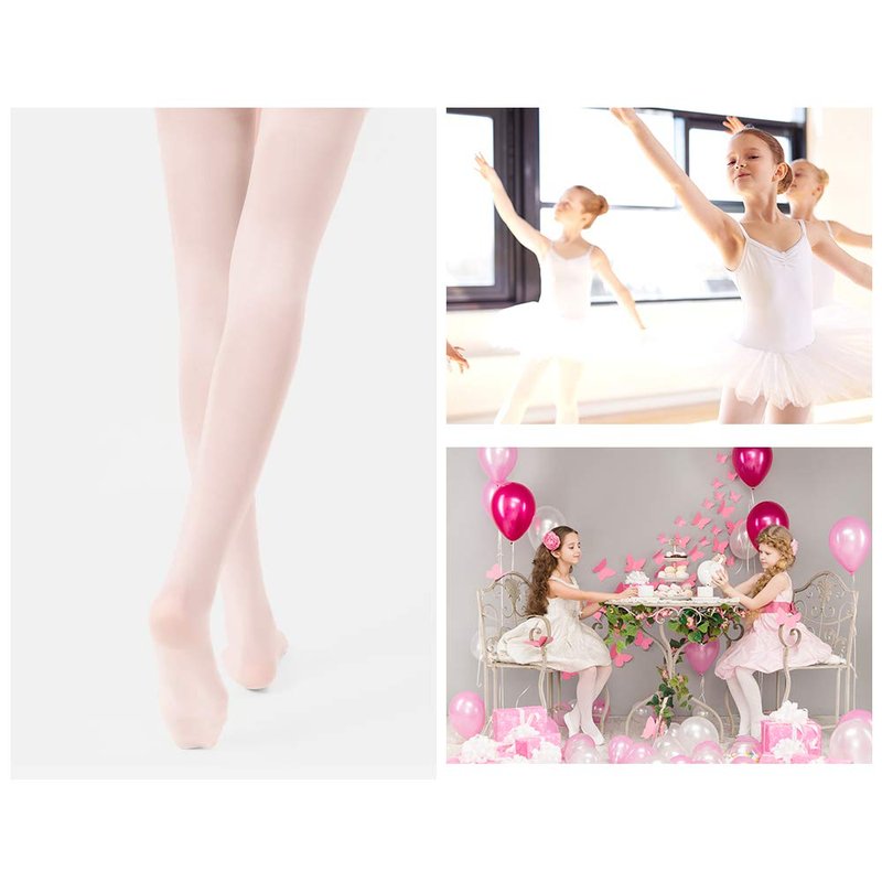 Stelle Girls Ballet Dance Students School Footed Tight (Toddler/Little Kid/Big Kid)(BP,6-8 Years)