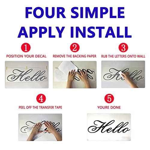 Bathroom Wall Stickers, Family Wall Decals, (Easy to Install), Wall Decor Quotes Home Bedroom Office Kitchen Love Teamwork Inspirational Women Men Positive Poster Signs Vinyl, Be Amazing Today 25"X7"