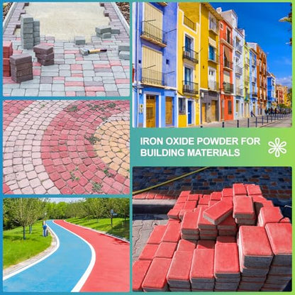Blue Iron Oxide Powder - Concrete Dye & Cement Pigment for Brick, Cement, Tile, Clay, Lime, Mortar, Grout, Plaster, Paint, Bath Bombs (4 oz)