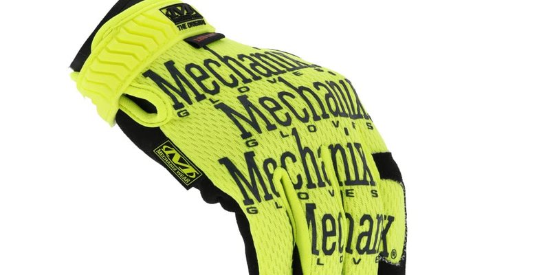 Mechanix Wear Original Hi-Viz D5 Cut Resistant Gloves - For Construction - Breathable Work Gloves - Touchscreen Compatible - Synthetic Leather - Fluorescent Yellow - XX-Large