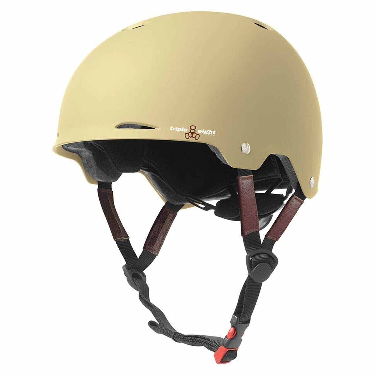 Triple Eight Gotham Dual Certified Helmet for Skateboard, Bike, Roller Skating, Sizes for Adults aand Teens, Black Matte, Small/Medium