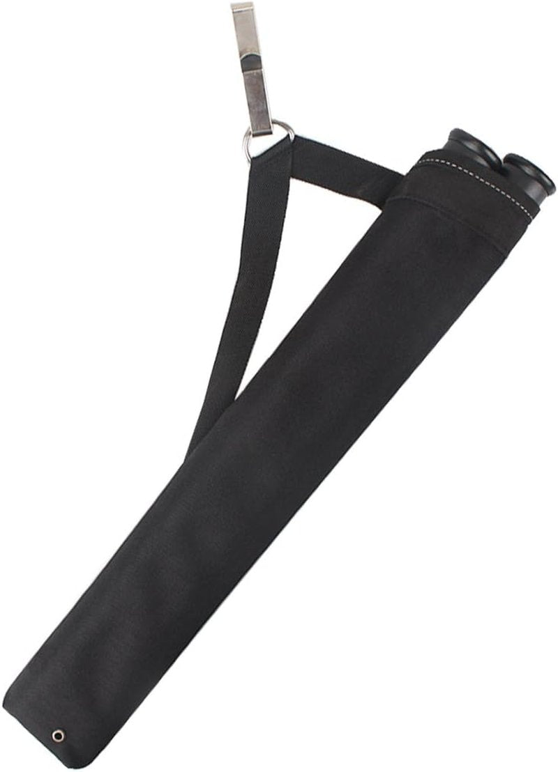 Archery Hip Arrow Quiver - 2 Tube Waist Carry Bag with Hook for Target Shooting