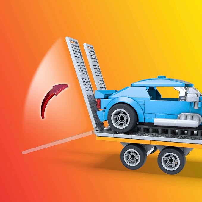 MEGA Hot Wheels Muscle Bound Building Set With 355 Pieces Authentic Details Features and Easter Eggs Colector Gift Set For Adult Builders