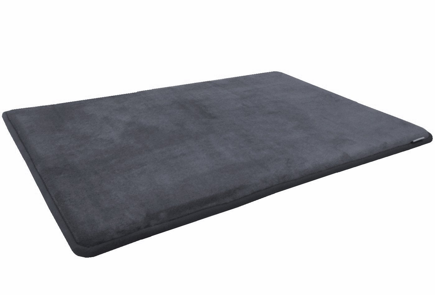 Dogbed4less Luxury Extra Large Gel-Infused Memory Foam Dog Bed Mat Pillow Topper, Fit XL 48"X30" Crate, Waterproof Non Slip Bottom, Grey