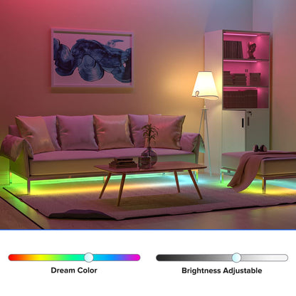 BTF-LIGHTING 5050SMD FCOB COB Dimming RF 2.4GHz Wireless Remote RC01RFB &4PCS C01RF Tuya Controller Kit 4 Zones Group Control PWM Single Color (+V -V) 2pin LED Neon Rope Light DC5V DC12V DC24V
