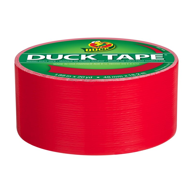 Duck Tape 1265014 1.88" x 20 yd Cha Cherry Tape, Single Roll, Multicolor