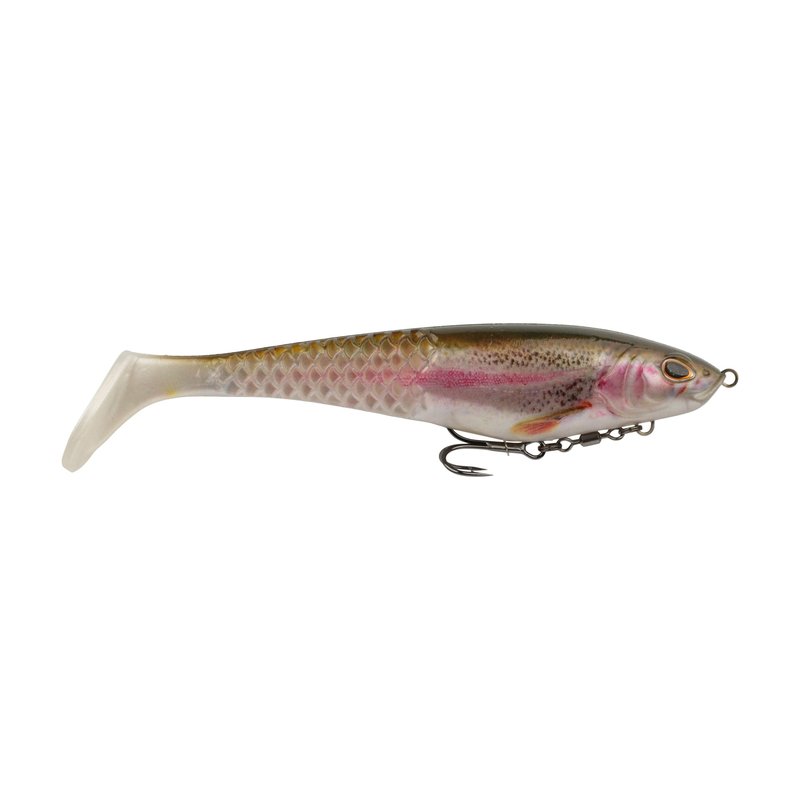 Berkley PowerBait® CullShad Fishing Bait, HD Rainbow Trout, 6 in, Soft Swimbait, Equipped with Fusion19TM Hook, Smart Weighting System