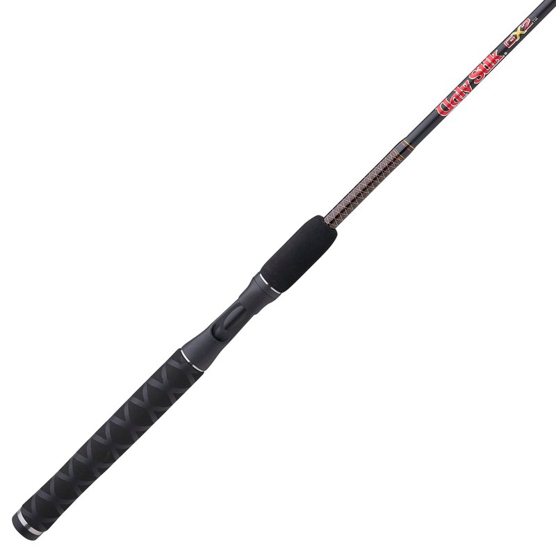 Ugly Stik 6' GX2 Casting Rod, 1 Piece Fishing Rod, 10-25 lb Line Rating, Medium Heavy Rod Power, 1/4-3/4 oz Lure Rating