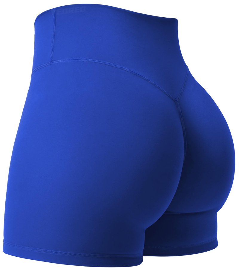 YEOREO Women's Biker Shorts 3.6" / 4.5" / 6" Workout Gym Shorts High Waist Tummy Control Hidden Scrunch Running Yoga