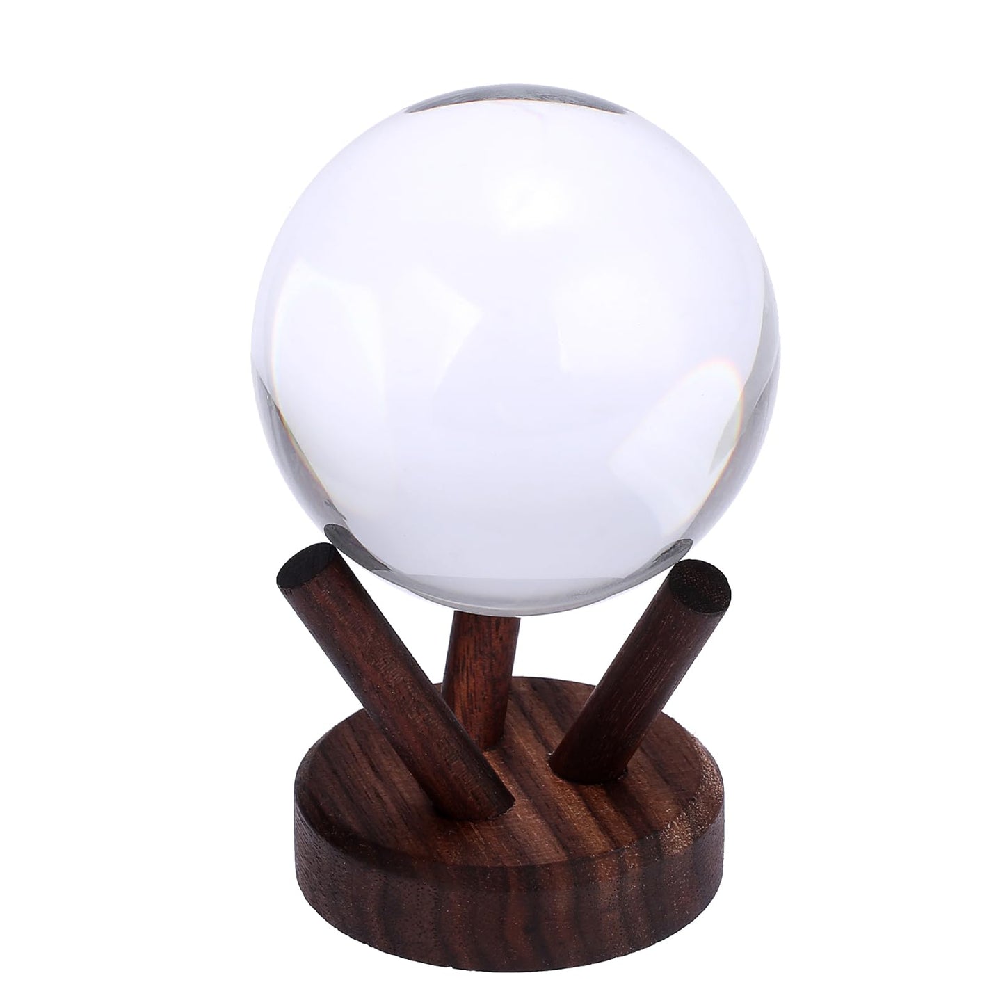 GUSHBIN Softball Holder Wooden Baseball Display Stand Easel for Collector, Baseball Holder Small Sport Ball Display Rack for Softball Tennis Spheres Golf, Mini Softball Display Stands, 1.7 Inches Tall