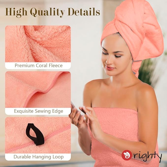 Orighty Microfiber Bath Towels Pack of 4