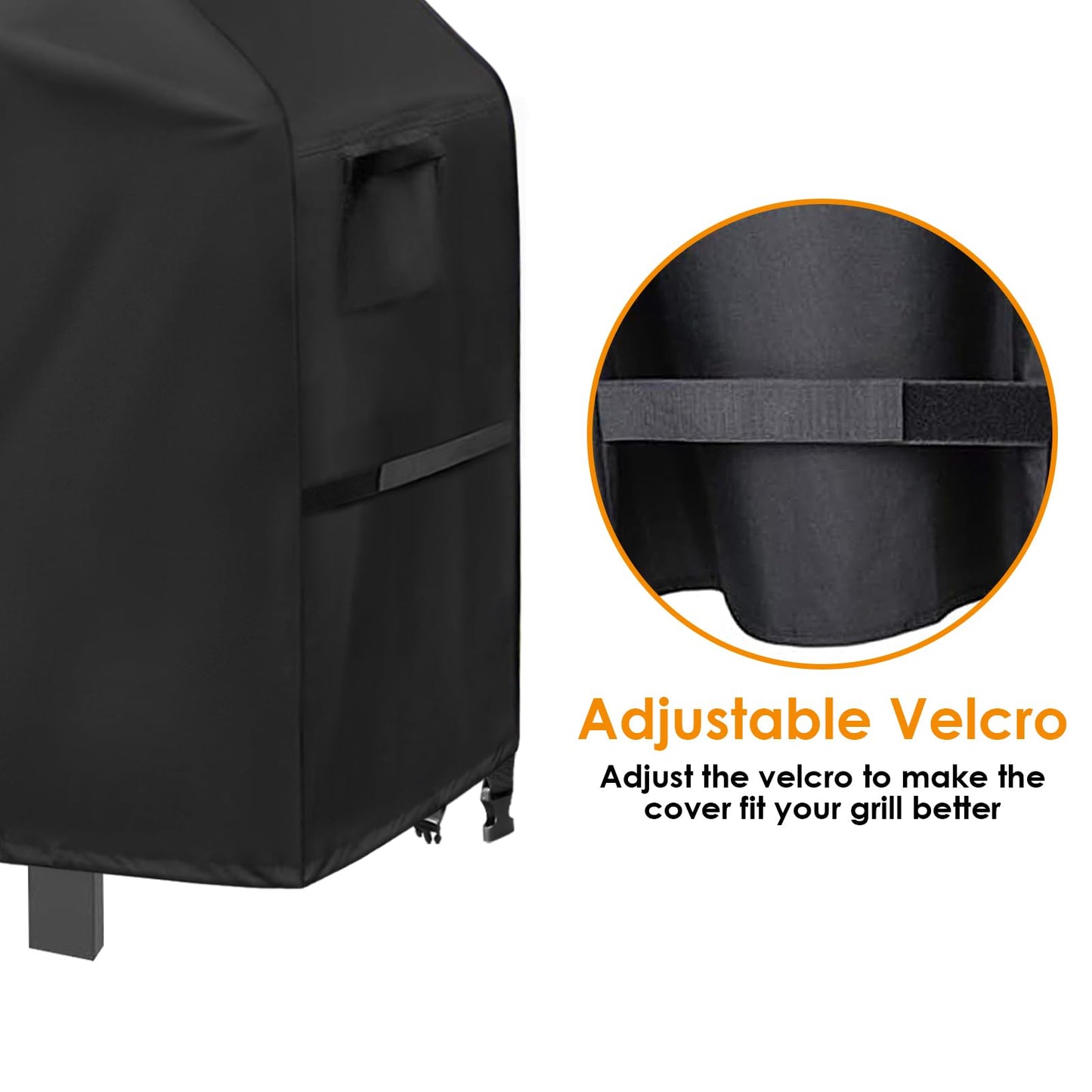 Agustone Grill Cover for Blackstone Pro Series 2 Burner 22 Inch Griddle with Double Shelf, Outdoor Waterproof BBQ Covers for Model 2165 2414, Propane Gas Grill Cover