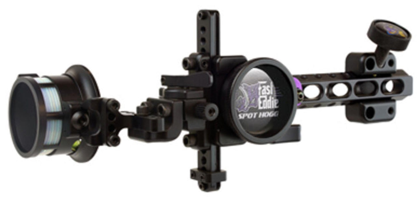 Spot Hogg Fast Eddie XL | Double Pin Bow Sight | Right/Left Handed | Pin Size .01/.019/.029 | Made in The USA (Left Handed, .019 Pin Diameter)