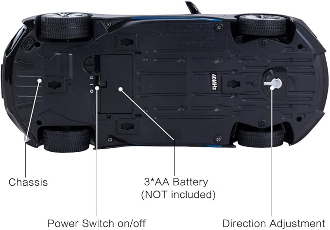 RASTAR Remote Control Car 1:14 BMW i8 Radio Remote Control Racing RC Toy Car Model Vehicle Open Doors by RC MattBlack