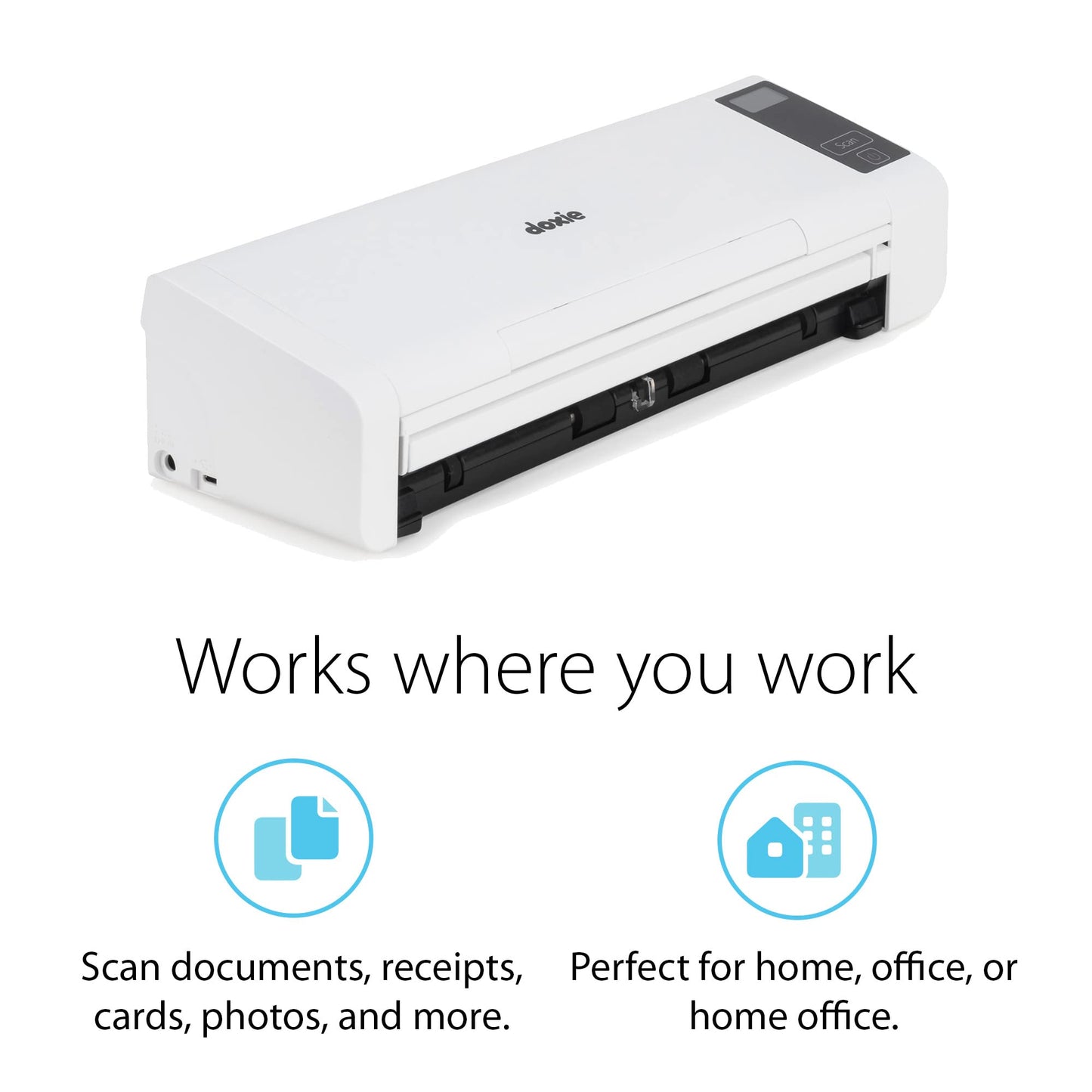 Doxie Pro - Duplex Document Scanner and Receipt Scanner for Home and Office with Amazing Software for Mac and PC