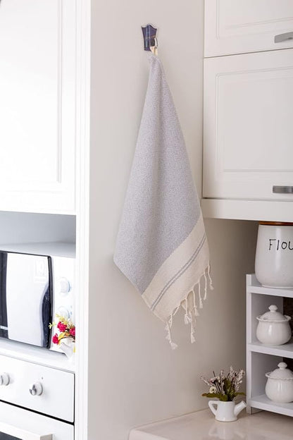 Evelynen Turkish Hand Towels for Bathroom & Kitchen Towels Decorative Set of 2