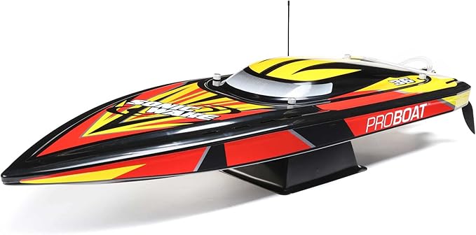 Pro Boat Sonicwake V2 36 Self-Righting Brushless RC Boat Deep-V RTR Batteries and Charger Not Inccuded Black PRB08032V2T1