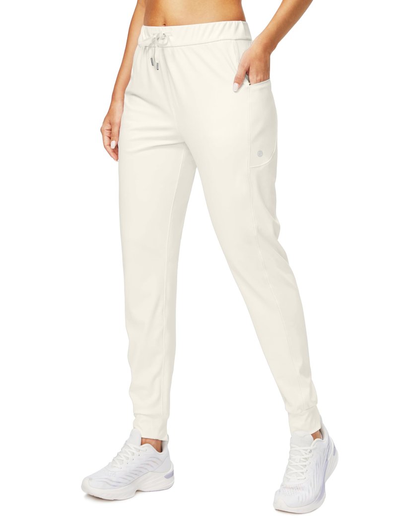 G Gradual Women's Joggers Pants with Zipper Pockets Stretch Tapered Athletic Joggers for Women Lounge, Jogging, Workout
