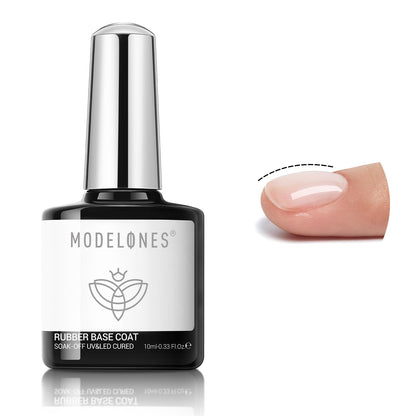 modelones 15 ml Nail Dehydrator and Primer, Acid Free Base Coat Natural Prep Dehydrate & Bond Primer Kit, Hema-Free Acrylic Nail Supplies