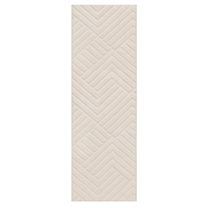 Bsmathom Runner Rug Non Slip, 2x6 Hallway Runner Washable Carpet Runners, Low Pile Beside Rug Floor Mat for Hallways Entryway Laundry Room Kitchen Bathroom, Beige