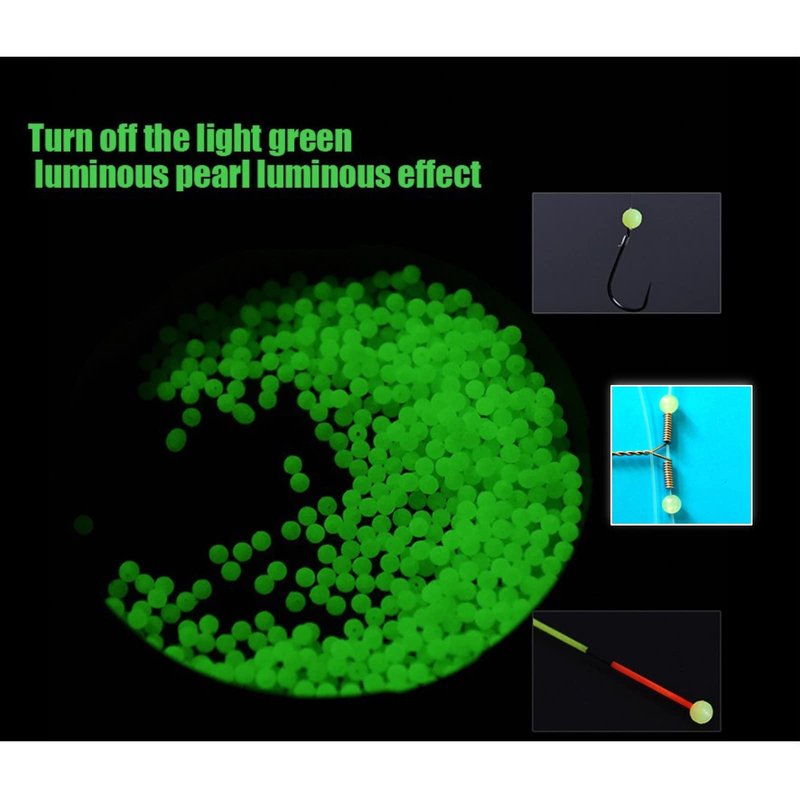 Fishing Beads 6mm Glow in The Dark Beads Catfish rig Brads Super Bait Cut Plug Fishing Accessories Saltwater