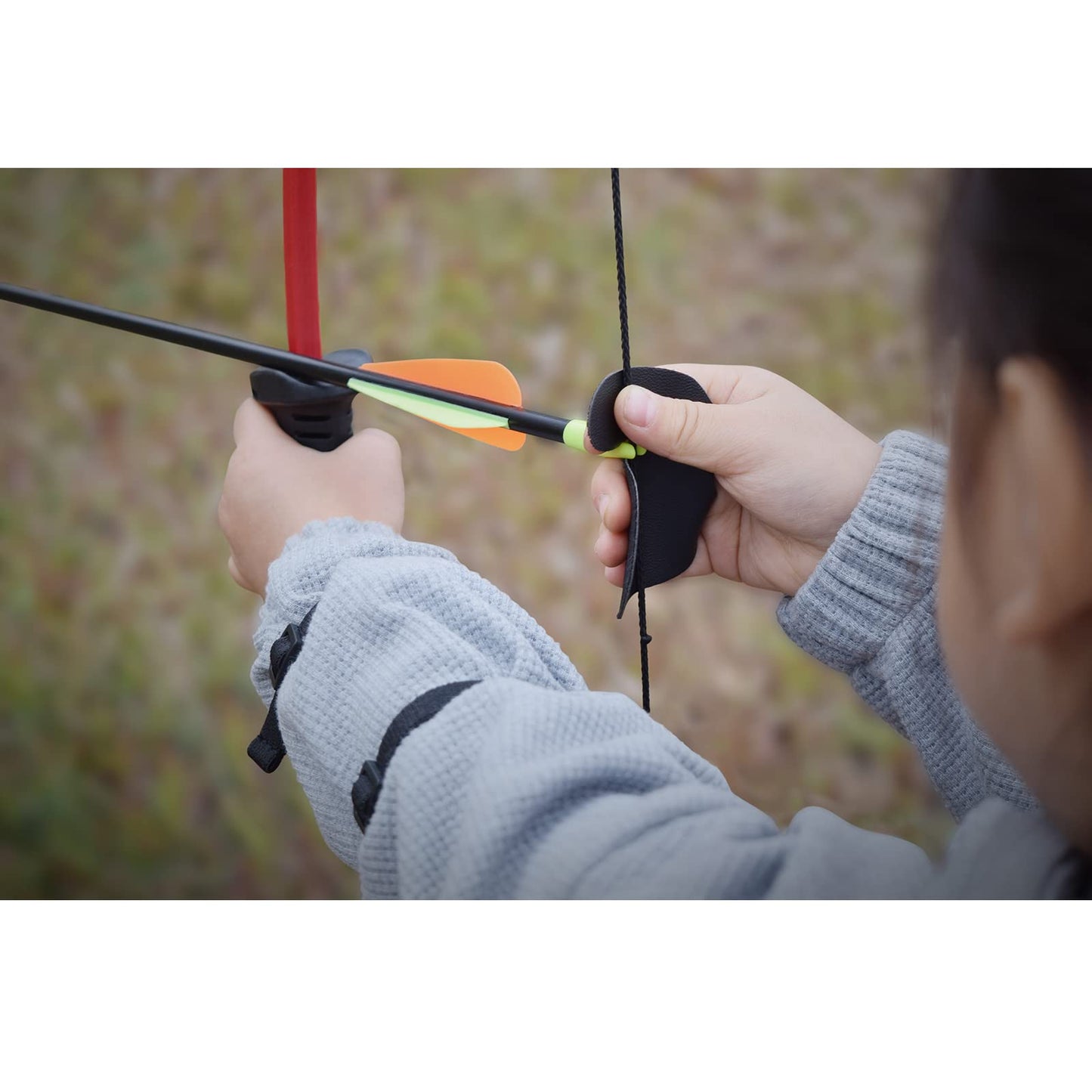 Elong Fiberglass Arrows Archery 24 Inch Target Shooting Practice Safetyglass Recurve Bows Suitable for Youth Children Woman Beginner (6 pcs)