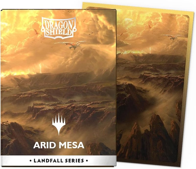 Dragon Shield Matte Dual Art Sleeves - 100 Count Premium TCG Sleeves for MTG, Pokémon & One Piece | Arid Mesa Design