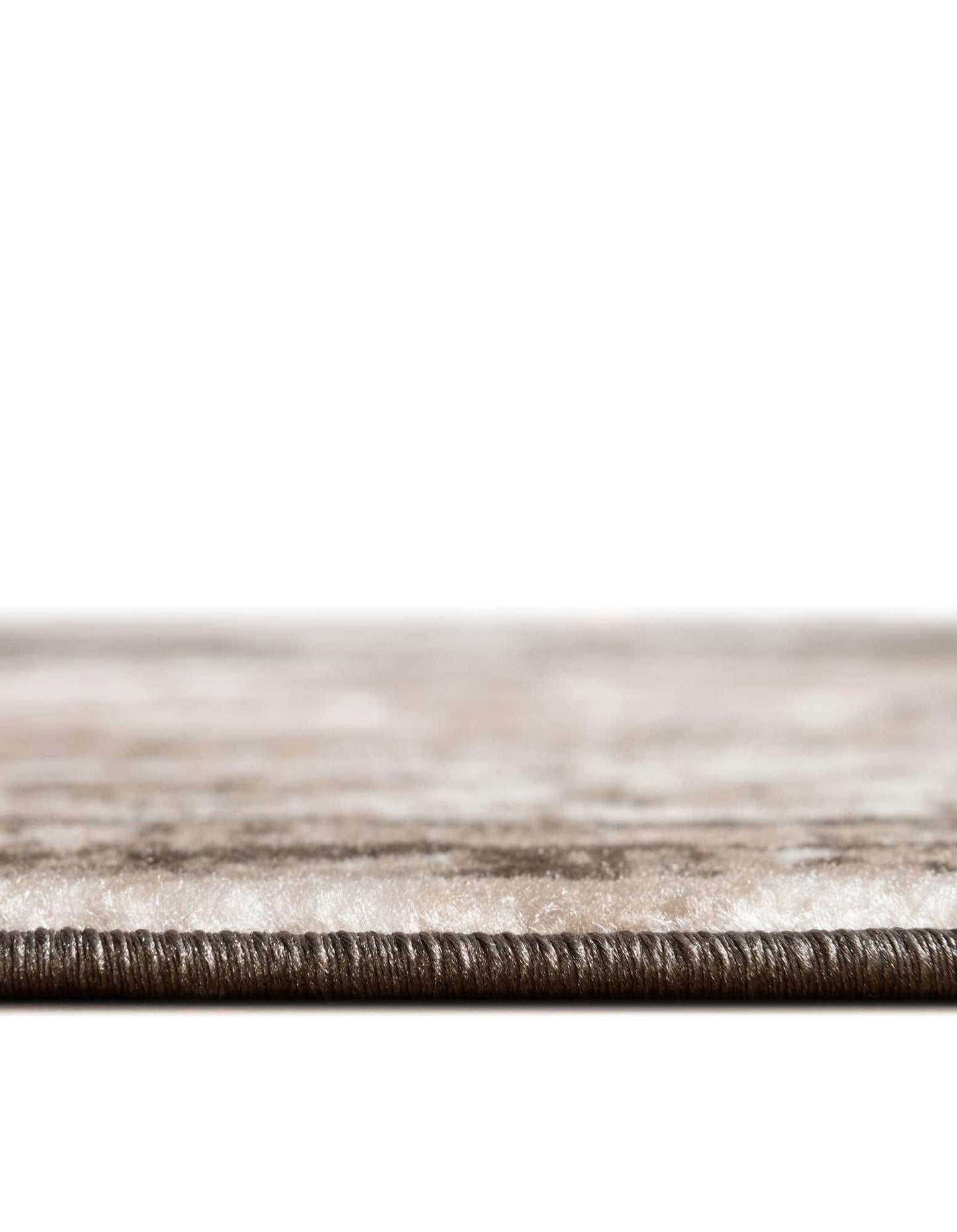 Unique Loom Sofia Collection Area Rug - Salle Garnier (4' 1" Octagon, Light Brown/ Brown)
