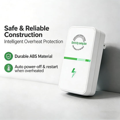 2026 Electricity Saving Box, Energy Saver Plug to Reduce Electricity Bill, Power Factor for Household/Offices (4pcs)