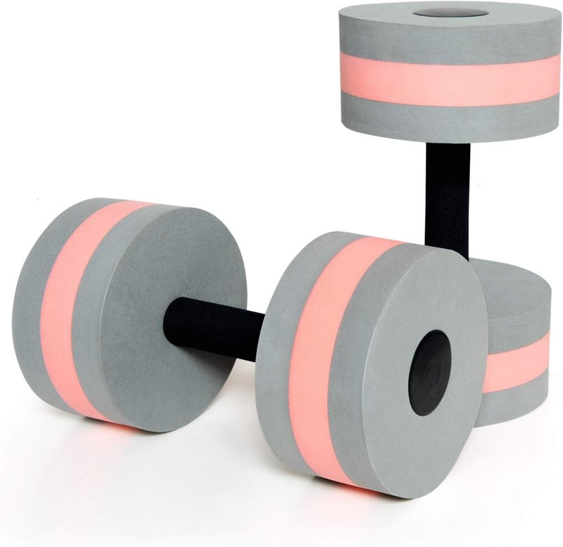 Water Dumbbells Set of 2 - High-Density EVA Foam for Pool Resistance Training | Ideal for Water Aerobics