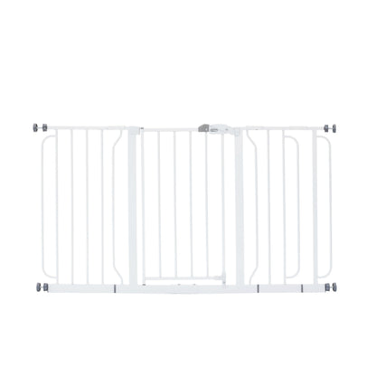 Regalo Safety 29-56" Extra Wide Baby Gate for Doorways & Bottom of Stairs, Pressure Mounted Baby Gate with Door for Babies, Toddlers & Pets, Tested & Safe for 30 Years, American Designed and Owned