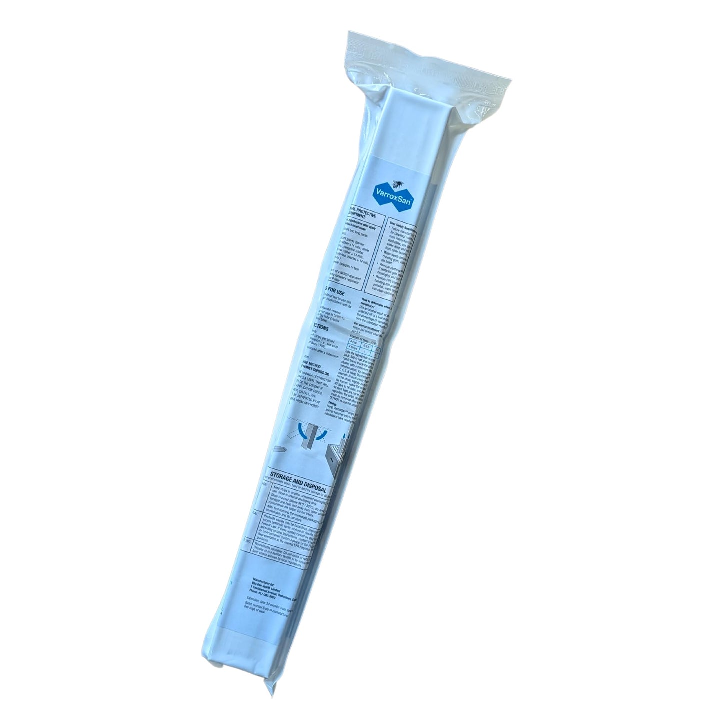 Varroxsan Oxalic Acid Strips - Varroa Mite Treatment for Beehives - Slow-Release Strip for Easy Mite Management - 20 Strips