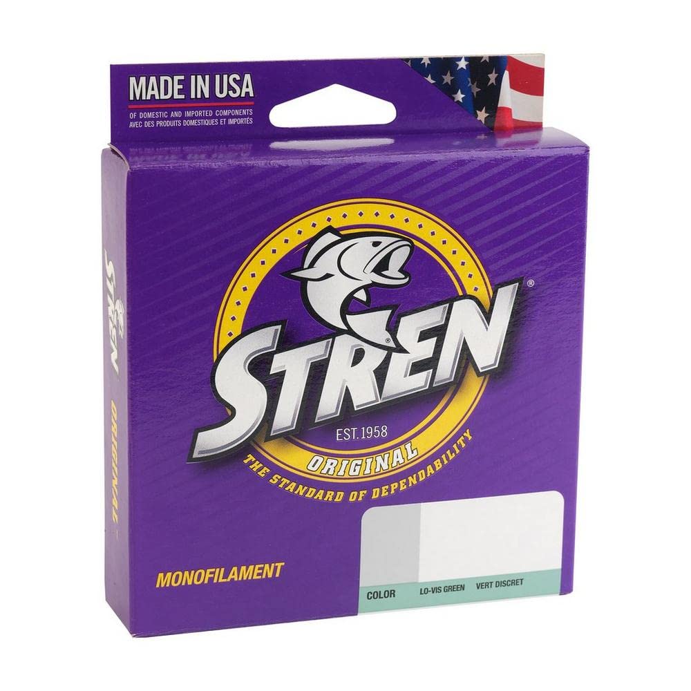 Stren Original Monofilament Fishing Line, Lo-Vis Green, 10lb | 4.5kg, Suitable for Freshwater Environments