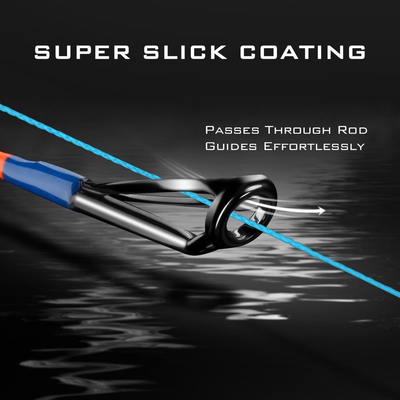 KastKing Superpower Braided Fishing Line, Sky Blue, 40 LB, 500+47 Yds