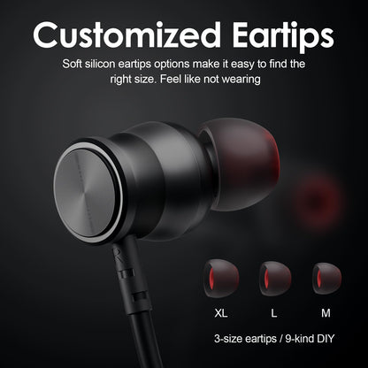 Rythflo Bluetooth Headphones, 150H Playtime Wireless Bluetooth Earbuds w/Mic in-Ear Magnetic Neckband Earphone, IPX7 Sweatproof Deep Bass Headset for Home, Traveling, Outdoor, Business Trips