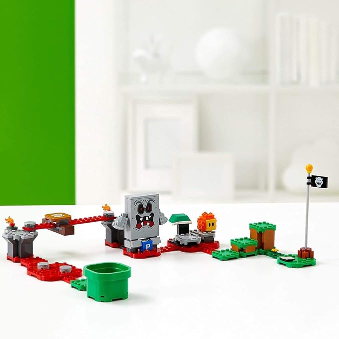 LEGO Super Mario Whomp’s Lava Trouble Expansion Set 71364 Building Kit Toy for Kids to Enhance Their Super Mario Adventures with Mario Starter Course (71360) (133 Pieces)