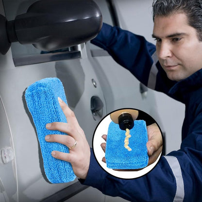 HOMEXCEL Microfiber Applicator Pads, Scratch-Free Car Wash Sponge for Cleaning, Premium Wax Foam Applicator Pads for Car Detailing, 5”x3”, 8Pack