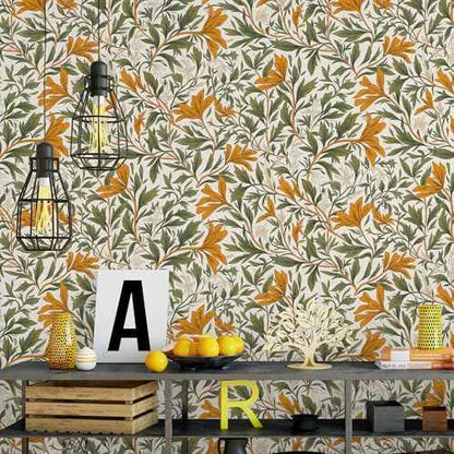 Peel and Stick Wallpaper for Home Decoration Kitchen Maple Grove Wallpaper Removable Vinyl Self Adhesive Shelf Paper & Drawer Liner Roll House, Workshop & Office 17.3" x 118" SM-121-3