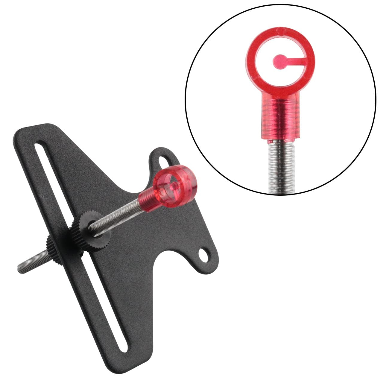 WHYHKJ Archery Bow Sight - Stainless Steel Single Pin Recurve Bow Sight for Hunting & Shooting Accessories