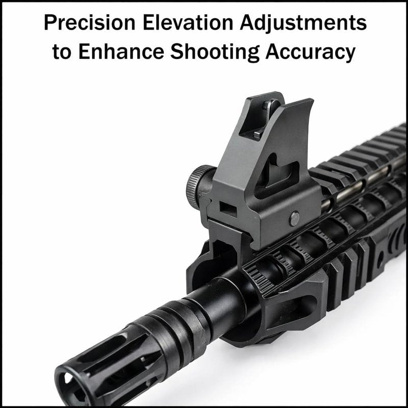 Detachable Low Profile Front Tower for .223 5.56 - Flip-Up Compatible Tactical Rifle | Weaver Rail