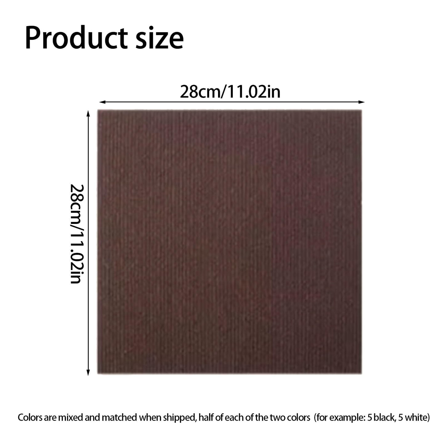 BRCYKRWY 8pcs Carpet Squares Puzzle Floor Mat,Modern Sound Insulation Carpet,Interlocking Bedroom Area Rugs,Indoor Low Pile Bedroom Floor Mat,Seamless Splicing,Suitable for All Seasons,Easy to Clean