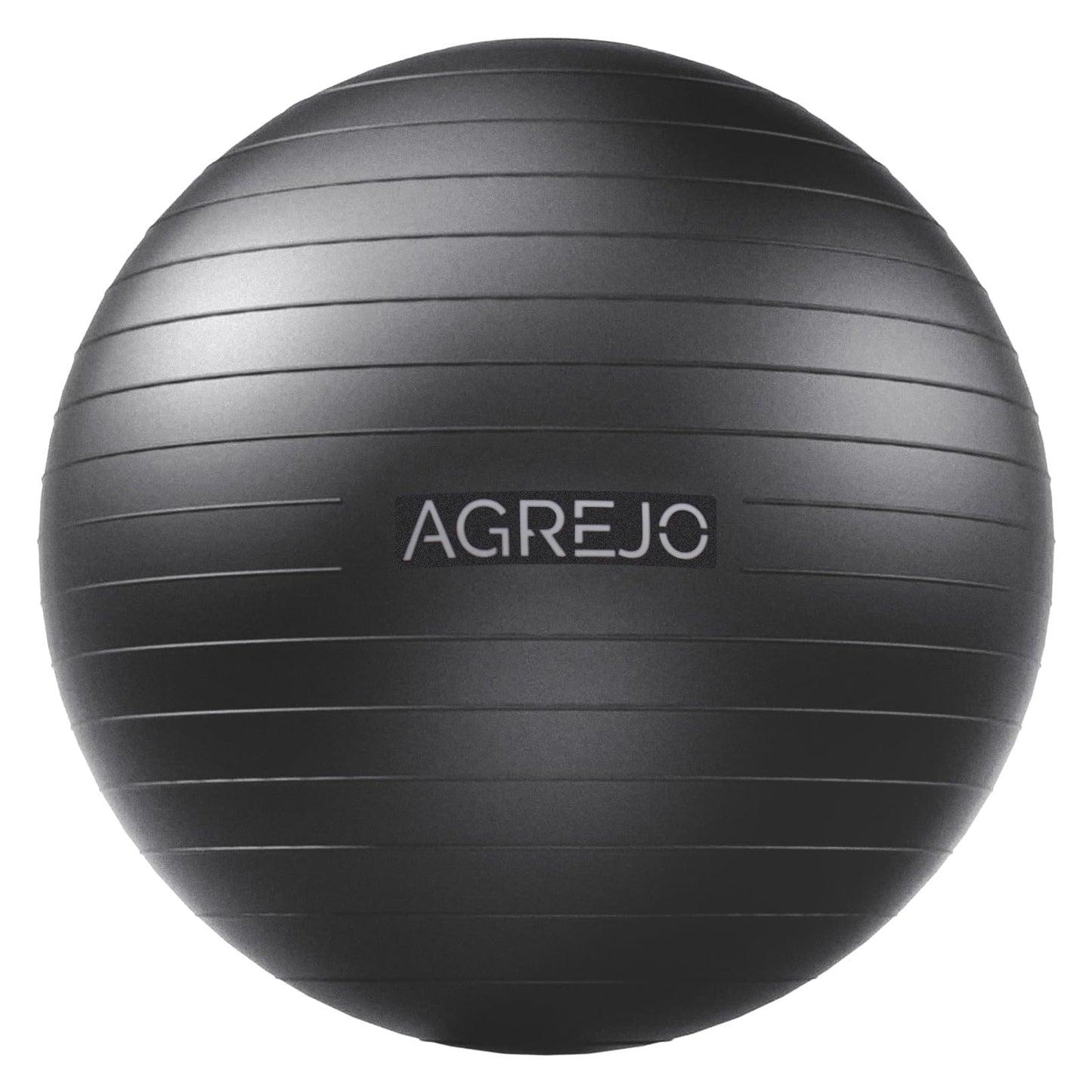 AGREJO Yoga Ball, Exercise Ball for Working Out, Anti-Burst and Slip Resistant for Physical Therapy, Birthing, Stretching, Flexible Seating, Home Gym, with Pump (L: 23-26ines/58-65cm)