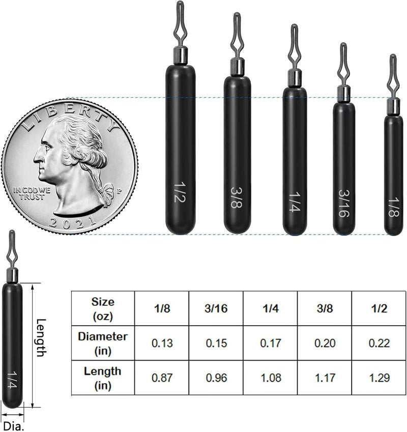 Tungsten Drop Shot Weights - 12Pcs Fishing Sinkers for Bass | Durable & Heavyweight