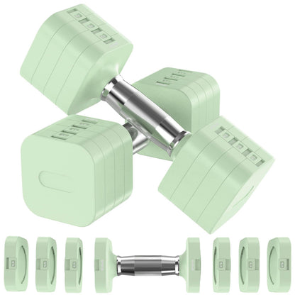 22LBS Adjustable Dumbbells Set, Adjustable Weight Dumbbells with 4 Levels 4.4lb, 6.6lb, 8.8lb, 11lb, Hand Weights Sets for Women/Men Home Gym Full Body Workout