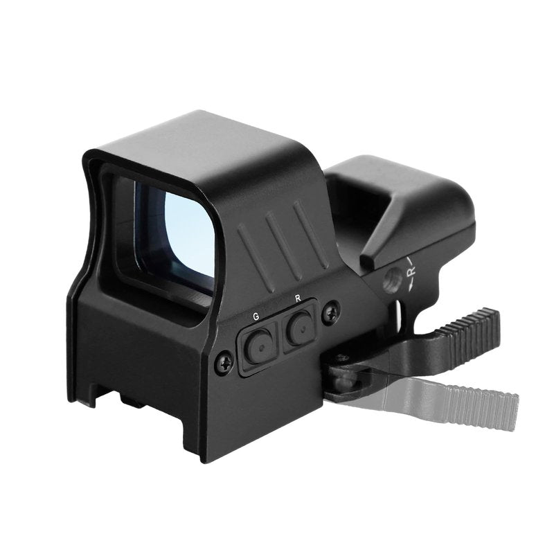 ohhunt Multiple Reticle Red Green Dot Sight Quick Detach Mount for Picatinny 1X22X33mm Wide Objective Diameters Optics
