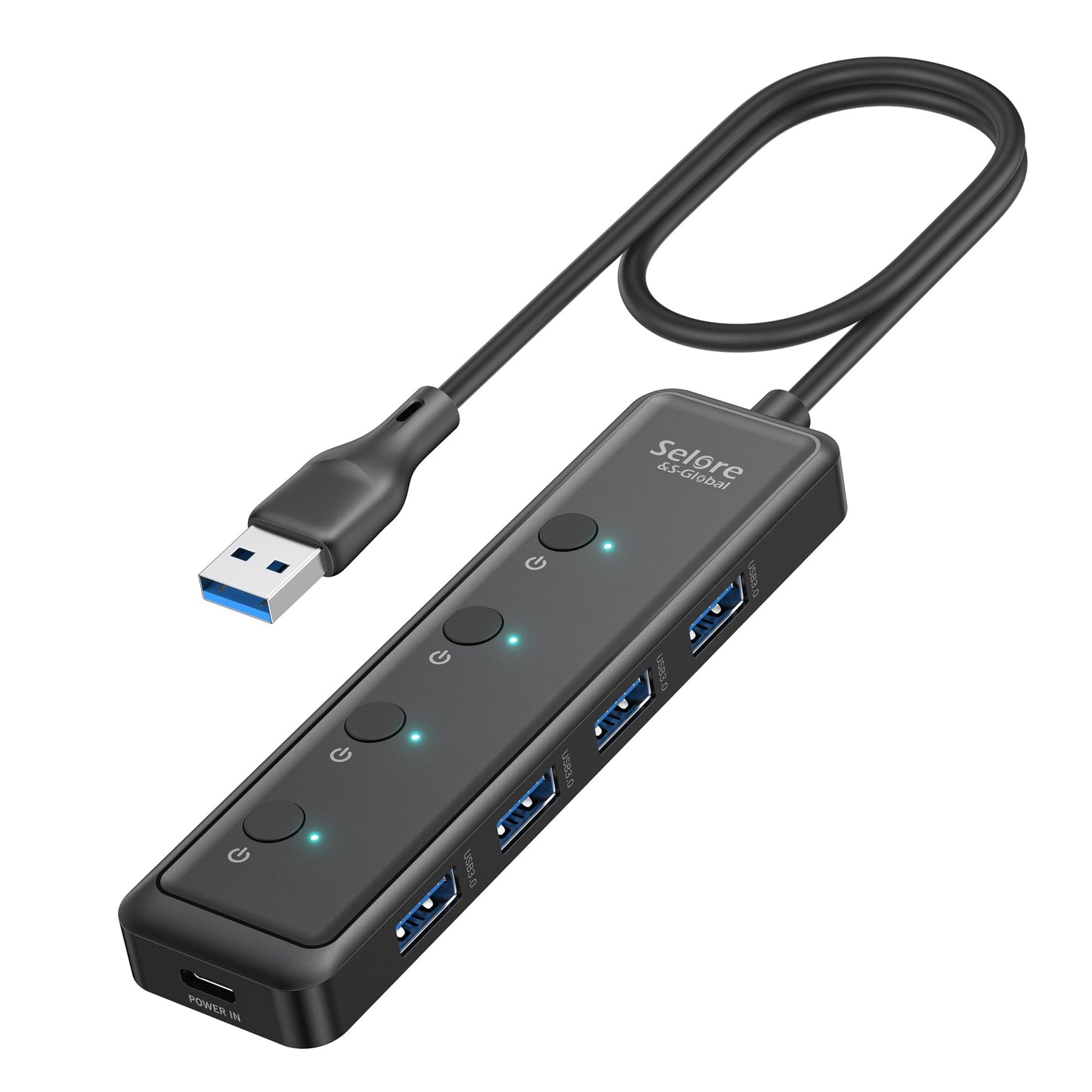 USB C Hub HDMI Adapter for MacBook Pro/Air, 7 in 1 USBC Dongle with HDMI, SD/TF Card Reader, USB C Data Port,100W PD, and 2 USB 3.0 Compatible for MacBook Pro/Air, Dell XPS, Lenovo Thinkpad.